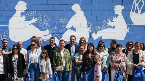 Alfonso Villares, el pasado 18 de mayo en la celebración del Día Internacional de la Mujer en el Sector del Mar en Ribadeo (Lugo)