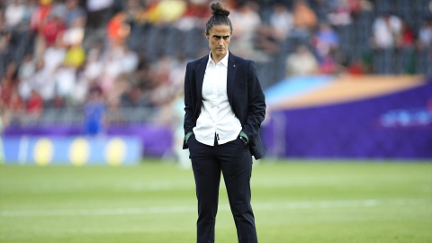 Montse Tomé en Portugal el 3 de julio de 2025.