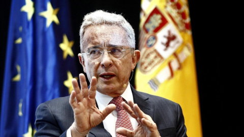 El expresidente de Colombia Álvaro Uribe.