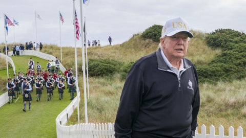 Donald Trump en Balmedie (Escocia), a 29 de julio de 2025. Donald Trump en Balmedie (Escocia), a 29 de julio de 2025.
