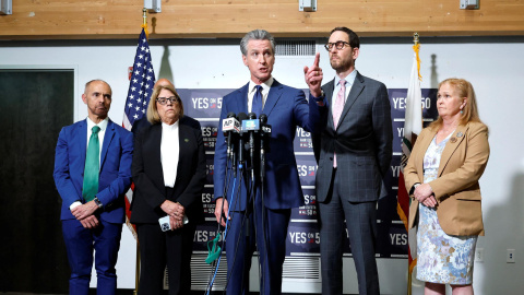 El gobernador de California, Gavin Newsom.