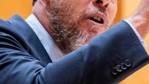 Óscar Puente en el Senado.