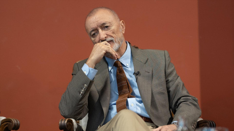 Arturo Pérez-Reverte en Madrid.