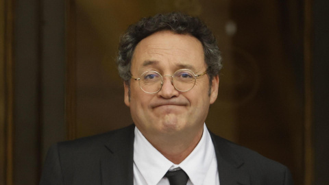 El fiscal general, Álvaro García Ortiz, a su salida este jueves del Tribunal Supremo.