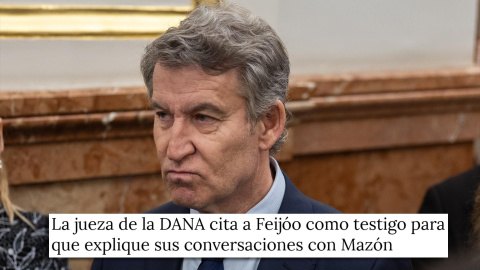 La jueza de la DANA cita a Alberto Núñez Feijóo como testigo.