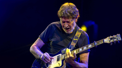 Chris Rea durante un concierto en Amsterdam.