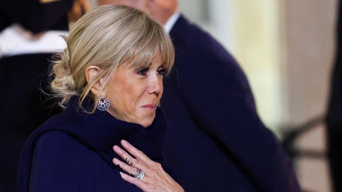 Fotografía de archivo de Brigitte Macron, esposa del presidente francés Emmanuel Macron.