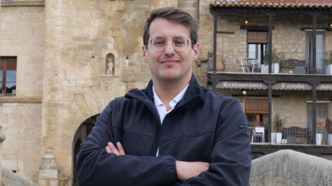 Jorge Pueyo, candidato de Chunta Aragonesista a las elecciones autonómicas de este 8 de febrero.