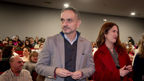 El alcalde de Móstoles, Manuel Bautista, durante un evento en el municipio madrileño.