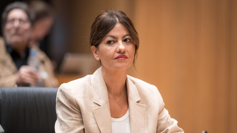 La ministra de Juventud e Infancia, Sira Rego, inaugura la Conferencia Más Allá del Crecimiento, en el Congreso de los Diputados, a 26 de septiembre de 2025, en Madrid (España).