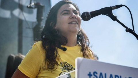 Laura Gené, secretària general d'ensenyament de CGT Catalunya Laura Gené, secretària general d'ensenyament de CGT Catalunya