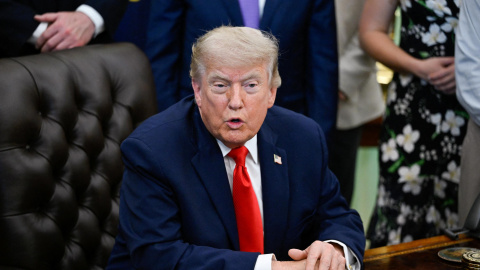 El presidente de EEUU, Donald Trump El presidente de EEUU, Donald Trump, en el Despacho Oval de la Casa Blanca.
