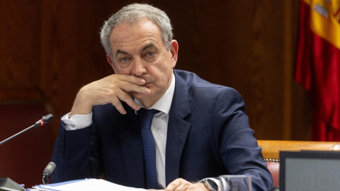 El expresidente del Gobierno José Luis Rodríguez Zapatero, a 2 de marzo de 2026.