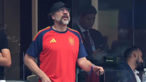 Javier Bardem El actor Javier Bardem en el partido de los octavos de final entre Portugal y España.
