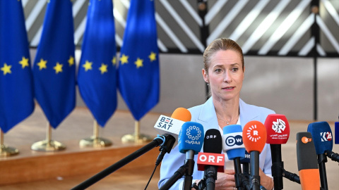 La alta representante de la Unión para Asuntos Exteriores, Kaja Kallas, en Bruselas.