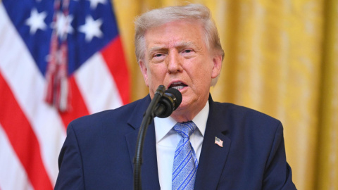 Donald Trump da un discurso a la nación, a 16 de julio de 2026. Donald Trump da un discurso a la nación, a 16 de julio de 2026.
