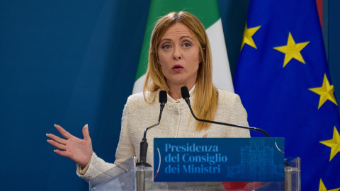 La primera ministra italiama, Giorgia Meloni. La primera ministra italiama, Giorgia Meloni.