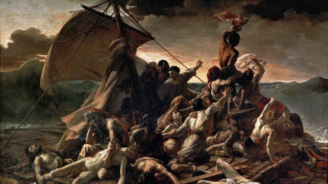 La barca de la Medusa, 1819, Théodore Géricault