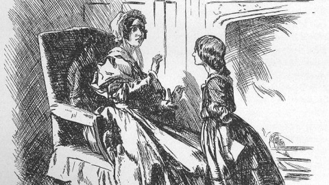 Ilustración de la segunda edición de Jane Eyre. Ilustración de la segunda edición de Jane Eyre.