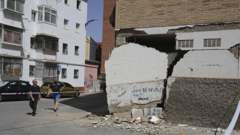 Daños tras la serie de terremotos en Granada, a 18 de agosto de 2026. Daños tras la serie de terremotos en Granada, a 18 de agosto de 2026.