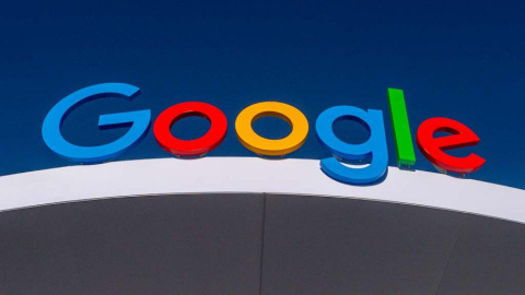 El logo de Google en una foto de archivo. El logo de Google en una foto de archivo.