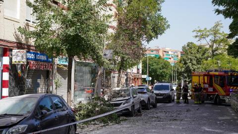 Calle granadina afectada por uno de los seísmos vividos en la capital. Calle granadina afectada por uno de los seísmos vividos en la capital.