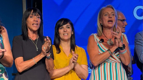 Meritxell Feliu, a la dreta de la imatge, al costat de la presidenta d'Aliança Catalana, Sílvia Orriols, en un acte a Lleida. 03/09/2026 Meritxell Feliu, a la dreta de la imatge, al costat de la presidenta d'Aliança Catalana, Sílvia Orriols, en un acte a Lleida.