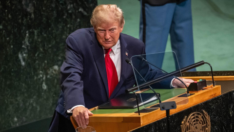 Donald Trump interviene ante la Asamblea General de la ONU. Donald Trump interviene ante la Asamblea General de la ONU.