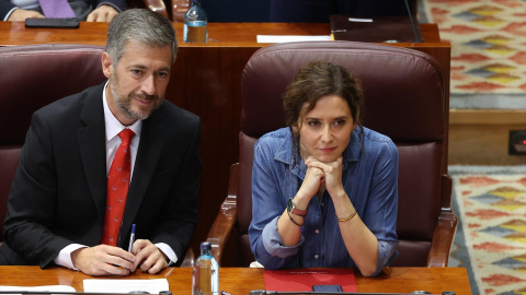 Isabel Díaz Ayuso y Miguel Ángel García Martín. Isabel Díaz Ayuso y Miguel Ángel García Martín.