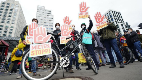 maniberlin Protesta en Berlín contra el precio de la vivienda, en una imagen de archivo.