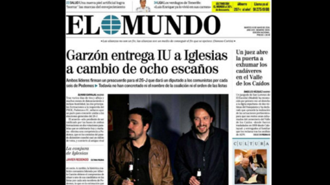 Portada 'El Mundo'