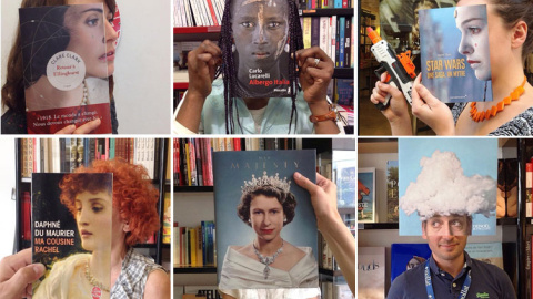 Las originales imágenes de los clientes de una librería francesa que triunfan en Instagram