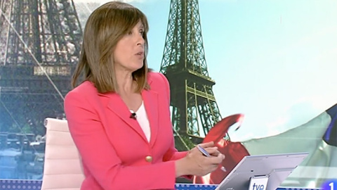 Un momento del Telediario de TVE Un momento del Telediario de TVE