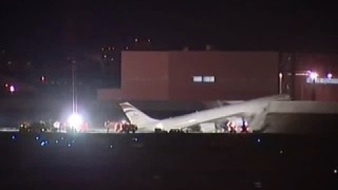 Un Airbus A-340 sufre un accidente durante una jornada de prácticas Un Airbus A-340 sufre un accidente durante una jornada de prácticas