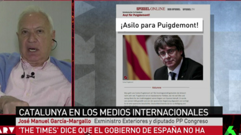 Margallo durante su entrevista en Al Rojo Vivo Margallo durante su entrevista en Al Rojo Vivo