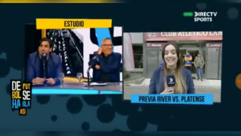 Una periodista argentina da una lección en directo a un exfutbolista ...