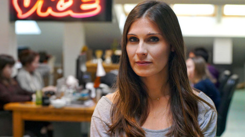 Alba Carreres, periodista de Vice. / MOVISTAR Alba Carreres, periodista de Vice. / MOVISTAR