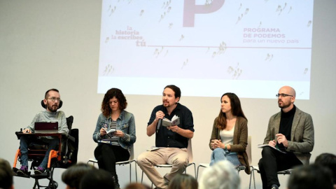 Presentación del programa electoral de Unidas Podemos. Presentación del programa electoral de Unidas Podemos.