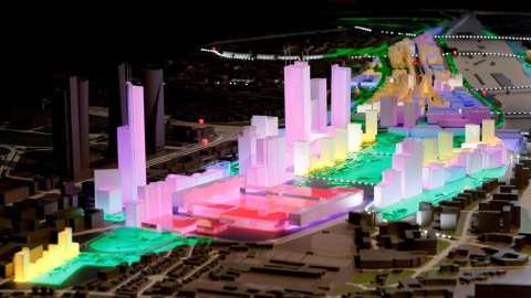 Maqueta del proyecto Madrid Nuevo Norte (la antigua Operación Chamartín). EFE Maqueta del proyecto Madrid Nuevo Norte (la antigua Operación Chamartín). EFE
