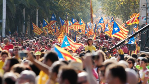 Manifestación en Barcelona el 11 de septiembre de 2014. Iakov Filimonov / Shutterstock Manifestación en Barcelona el 11 de septiembre de 2014. Iakov Filimonov / Shutterstock