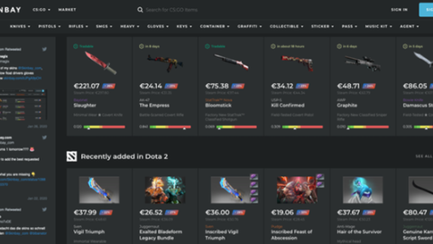 Imagen de la Plataforma Buy & Sell Skins for CS:GO.