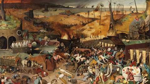 El triunfo de la Muerte, óleo de Pieter Brueghel el Viejo. Wikimedia Commons / Museo del Prado El triunfo de la Muerte, óleo de Pieter Brueghel el Viejo. Wikimedia Commons / Museo del Prado