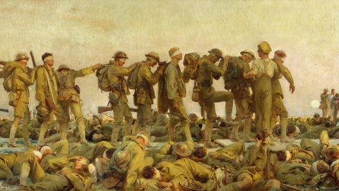 Gassed (John Singer Sargent, 1919). Wikimedia Commons / Google Art Project Gassed (John Singer Sargent, 1919). Wikimedia Commons / Google Art Project