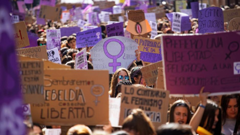 Manifestación del 8M de 2019 en madrid. REUTERS/Juan Medina Manifestación del 8M de 2019 en madrid. REUTERS/Juan Medina