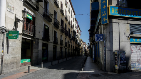 Vista de la madrileña calle de la Cruz, en el centro de la capital. E.P./Ricardo Rubio Vista de la madrileña calle de la Cruz, en el centro de la capital. E.P./Ricardo Rubio