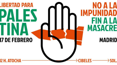 Imagen de la convocatoria del acto 'Libertad para Palestina' Imagen de la convocatoria del acto 'Libertad para Palestina'