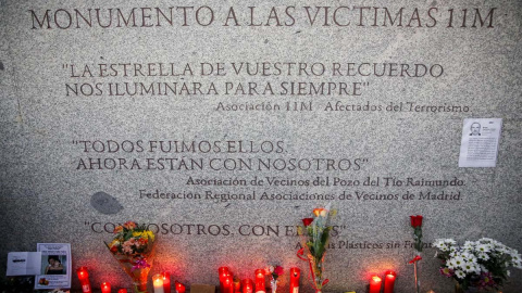 Imagen del monumento en recuerdo a las víctimas del 11M en el Pozo.- Ricardo Rubio/Europa Press Imagen del monumento en recuerdo a las víctimas del 11M en el Pozo.- Ricardo Rubio/Europa Press