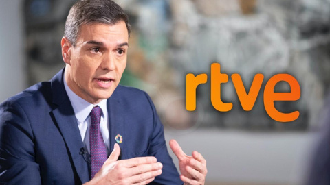 El presidente del Gobierno, Pedro Sánchez, entrevistado en la televisión pública el lunes 29 de abril. El presidente del Gobierno, Pedro Sánchez, entrevistado en la televisión pública, TVE.