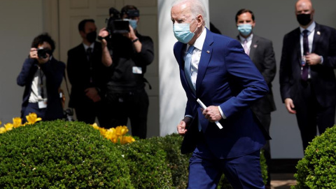 El presidente de Estados Unidos, Joe Biden, durante un acto reciente en la Casa Blanca.- EFE El presidente de Estados Unidos, Joe Biden, durante un acto reciente en la Casa Blanca.- EFE