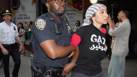 La policía arresta a manifestantes propalestinos en la ciudada de Nueva York. Imagen de archivo. Europa Press La policía arresta a manifestantes propalestinos en la ciudada de Nueva York. Imagen de archivo. Europa Press